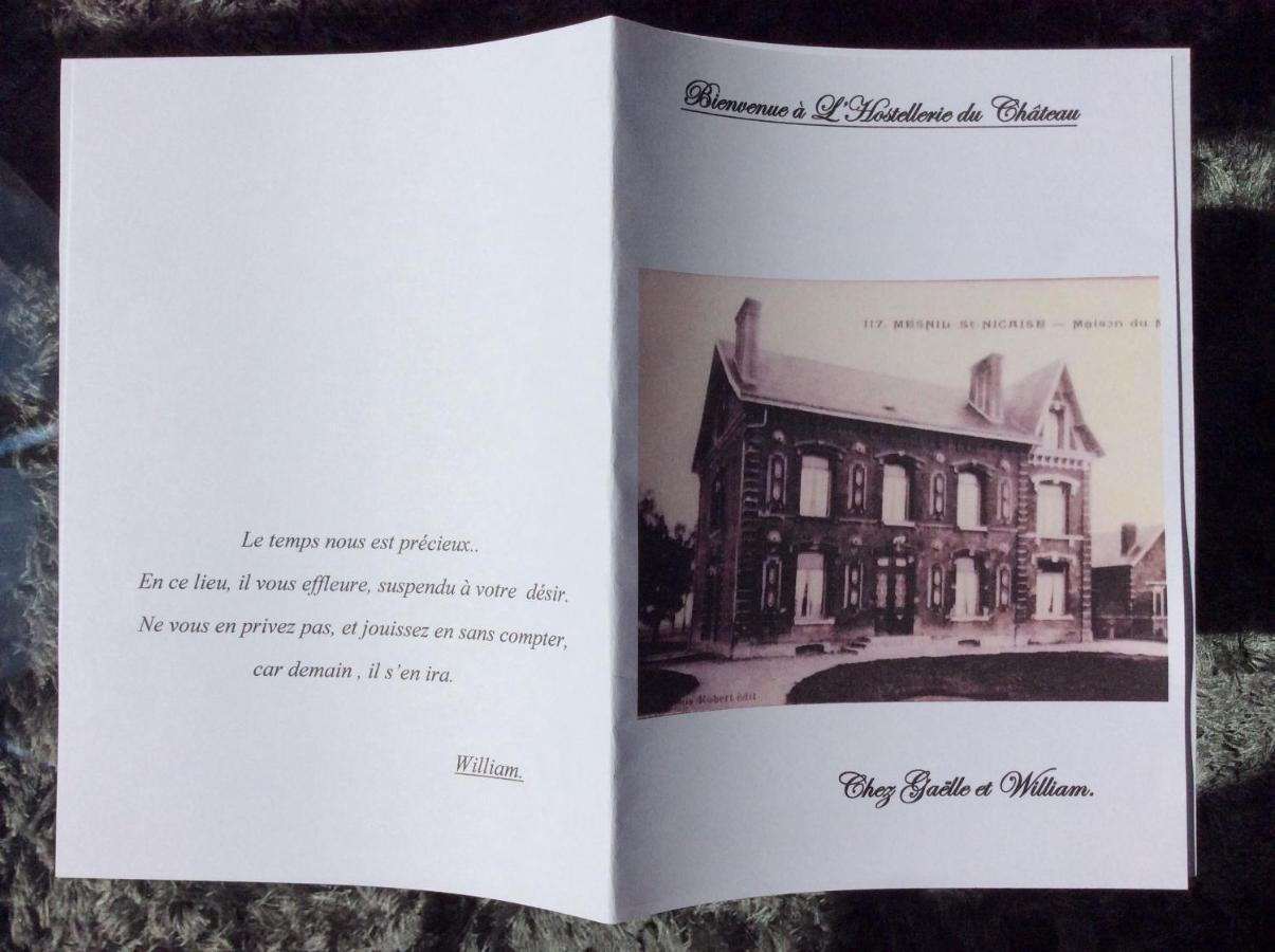 L'Hostellerie Du Chateau Mesnil-Saint-Nicaise Екстер'єр фото